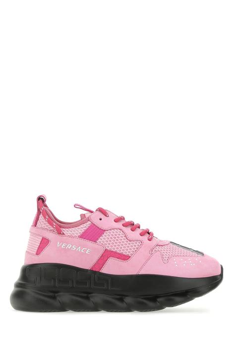 scarpe versace 2019 donna|versace pink sneakers.